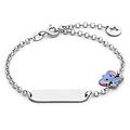 bracciale con targa bambino argento 925 gioiello kids bra 258