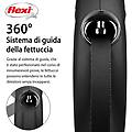 flexi guinzaglio new classic tape nero l 5 metri