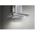 cappa a parete flat glass ix/a/60 argento l 60 cm