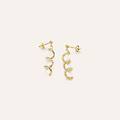 orecchini pendenti crystal gold oro giallo cristallo collezione crystal gold oro giallo