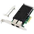 tarjeta de red mc-pciex4-x550-t2-d pcie 10 gbe dual low profile