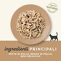 cat busta multipack 12x70g in brodo pollo con riso