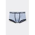 boxer in cotone superior con logo uomo azzurro taglia 3