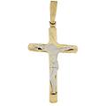 croce uomo oro giallo bianco gl100552