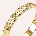 fede classica diamantata 3 mm oro giallo collezione fede fantasia 750/1000 oro giallo