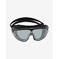 occhialini nuoto skylight nero con lenti trasparenti blu