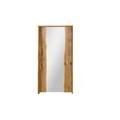 armadio in legno di quercia selvatica 100x60x204 oliato naturale pure oak #113