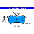 ate set di pastiglie freno 13. 0460-2835. 2 posteriore