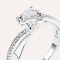anello solitario silver elegance argento rodiato cubic zirconia collezione silver elegance misura 52