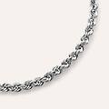 bracciale catena silver collection argento rodiato collezione silver collection bianco