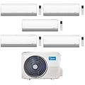 climatizzatore penta split serie breezeless+ 9+12+12+12+12 con m5oe-42hfn8-q inverter r 32 wi-fi