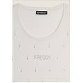 canotta decorata da strass in jersey modal star white donna large