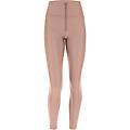 pantaloni push up wr. up 7/8 superskinny vita alta similpelle raw umber donna small