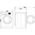 lavatrice 8kg bwa 81496x wv it white