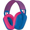 g g435 auricolare wireless a padiglione giocare bluetooth blu rosa