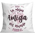 cuscino roymart para la mejor amiga del mundo bianco senza marca