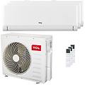 condizionatore breezein p5 trial split 12000+18000+18000 btu inverter a++ wifi unità esterna