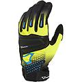 jugo guanti da moto nero blu giallo m