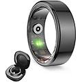 saturn smart ring taglia l auto 3 giorni attività e salute monitor del sonno 5 atm nero