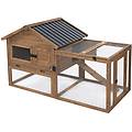 conigliera stabile con corsa libera integrata l 159 5 x l 80 4 x h 91 4 cm