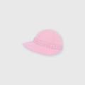 cappello da bambina rosa taglia 24/36m
