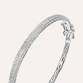 bangle silver shine argento rodiato cubic zirconia collezione silver shine bianco