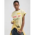 t-shirt con stampa lettering