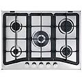 if 57 pro n piano cottura acciaio inossidabile da incasso 68 cm gas 5 fornello(i)