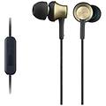 - cuffie intrauricolari con involucro in ottone driver al neodimio da 12 mm e telecomando e