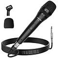 - on55 microfono dinamico cardioide con cavo xlr da 5m e supporto per clip