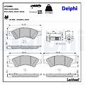 delphi set di pastiglie freno lp2484 anteriore