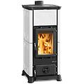- stufa a legna emiliana potenza termica nominale 6 5 kw 186 m3 riscaldabili colore bianco