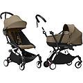 duo passeggino yoyo&sup3; con bassinet e 6+ toffee white toffee white