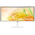 s65tc led display 86 4 cm (34") 3440 x 1440 pixel ultrawide quad hd bianco (ls34c650tauxen)