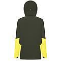 fanatic padded m giacca da sci uomo black/yellow l