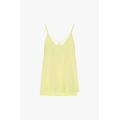 abito corto con spalline e scollo a v con pizzo