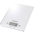 ds401. w bilancia elettronica da cucina con piano in vetro bianco display elettronico e piedini