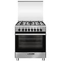 cucina a gas sa765mi6 acciaio inox 70x60 con forno ventilato