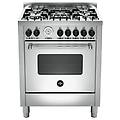 amn765gxt cucina gas 5 fornelli con forno acciaio inossidabile
