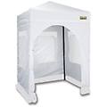 gazebo rapido 150 bianco c/laterali