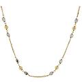 collana donna oro bianco giallo gl101112
