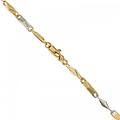 bracciale uomo in oro giallo e bianco 803321717339