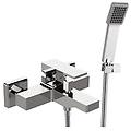miscelatore monocomando absolute au 02 per vasca con kit doccia e flessibile 150 cm