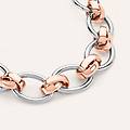 bracciale catena sunrise acciaio bicolore bianco / rosa collezione sunrise bicolore bianco / rosa