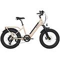 bicicletta elettrica shortail cargo bike shimano altus 7s 670 wh 20'' avorio bei