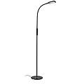 leroy merlin lampada da terra led dimmer nero con 3 temperature di colore 700 lumen