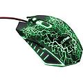mouse da gioco led gxt 105x izza con 6 pulsanti 4000 dpi