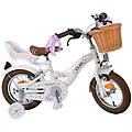bicicletta bambina 12 blossom 3 anni bianco