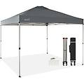 gazebo campeggio giardino solvorn 366 × 366 cm tripla regolazione in altezza