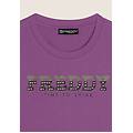 t-shirt comfort fit in jersey con dettagli preziosi cattleya orchid donna medium